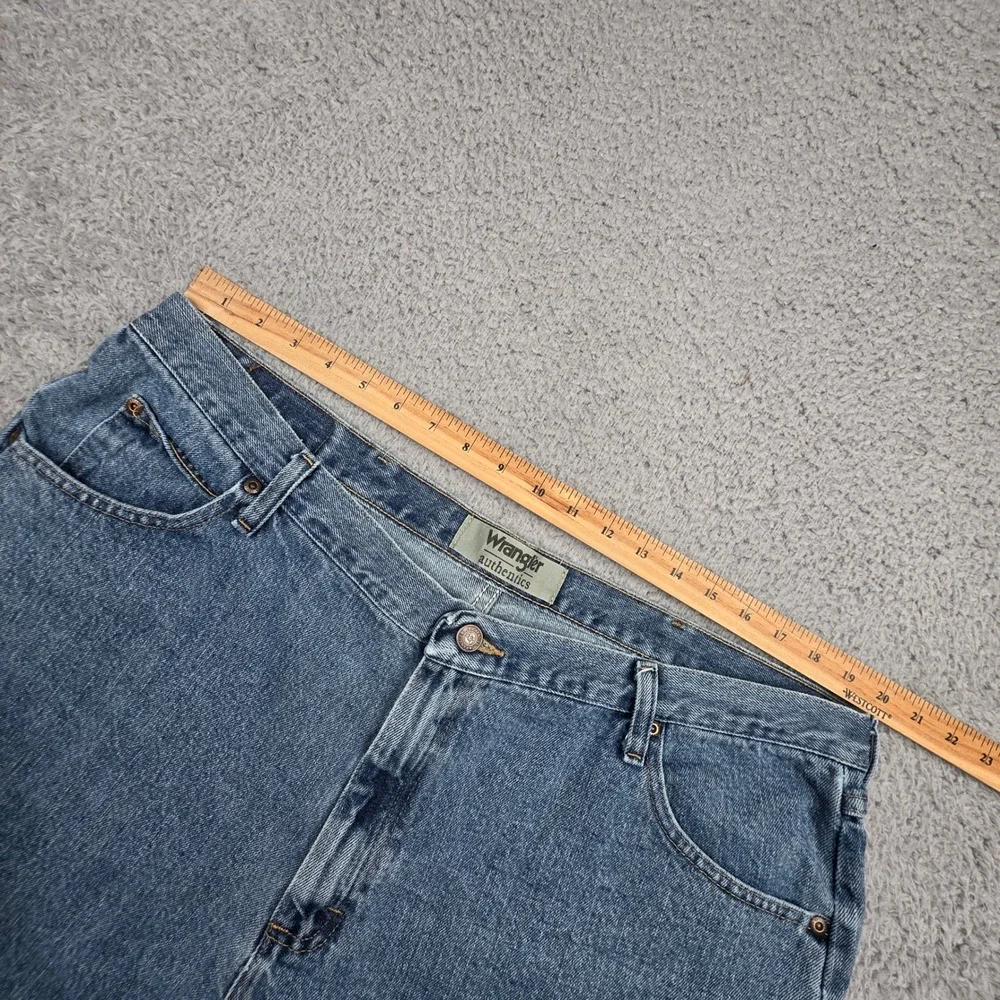 Wrangler Authentics Jeans Mens 42x29 Blue Lot of 3 Cotton Denim